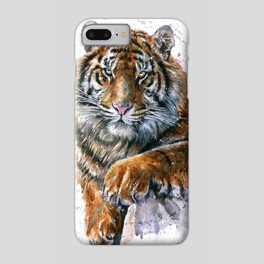 540x540 Tiger Watercolor, A Phone Case By Konstantin Kalinin