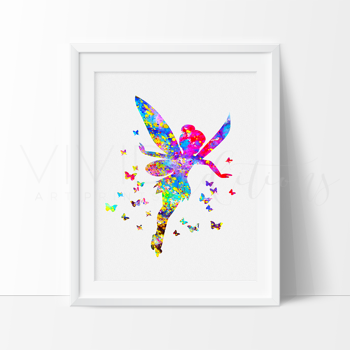 1200x1200 Tinker Bell Watercolor Art
