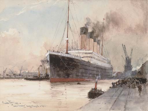 512x385 Attempted Bloggery R.m.s. Titanic Clearing The Dockside