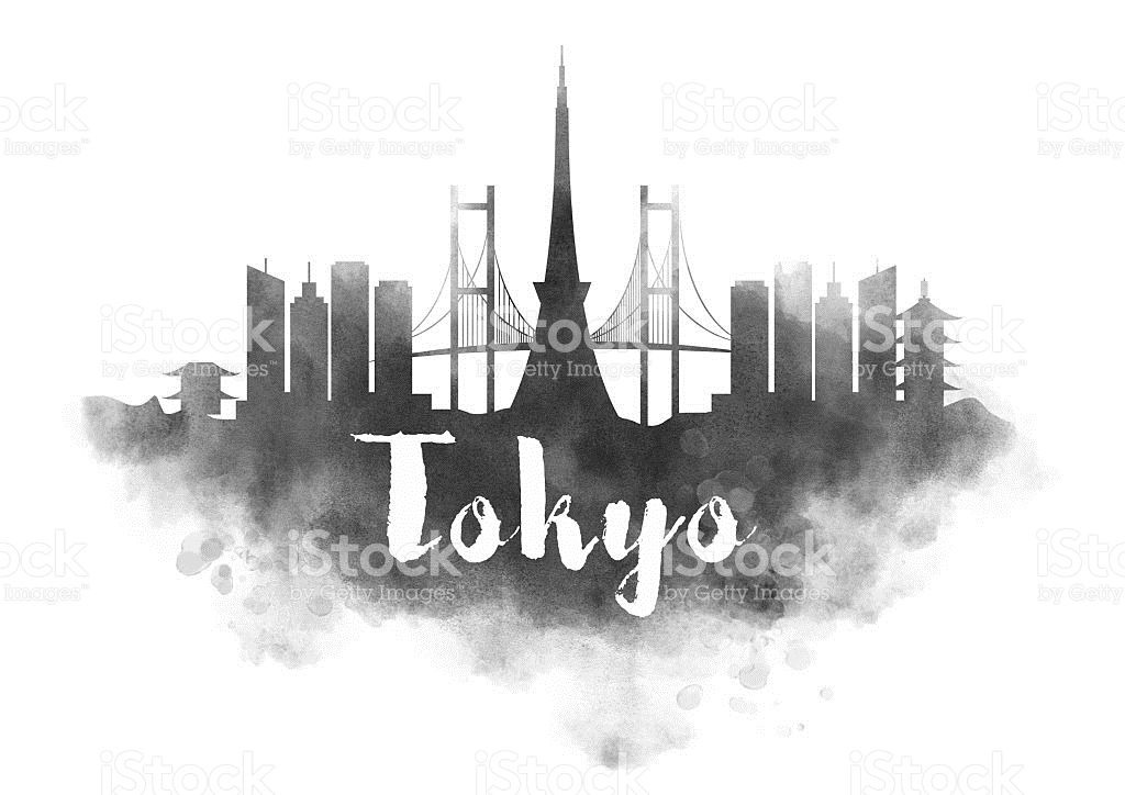 1024x724 Image Result For Tokyo Watercolor Tokyo Throwdown