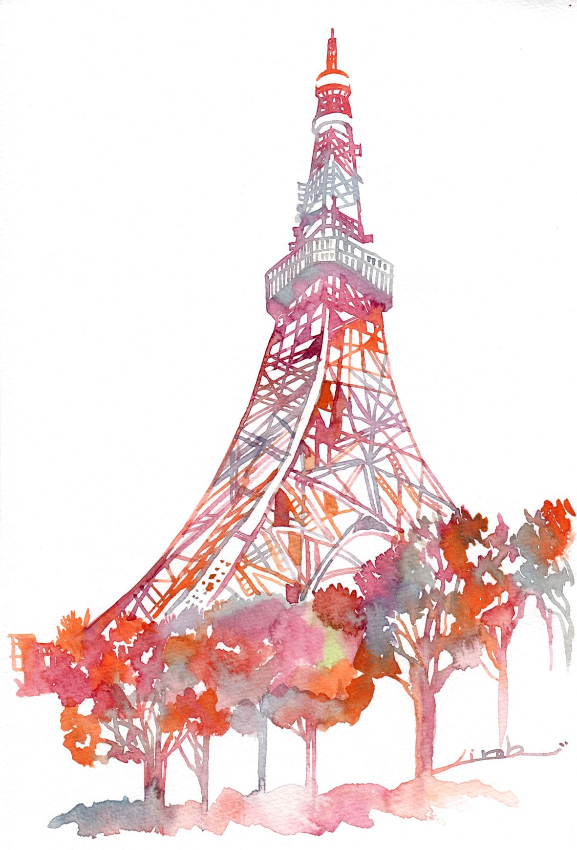 1181x1739 Eiffel Clipart Tower Tokyo ~ Frames ~ Illustrations ~ Hd Images