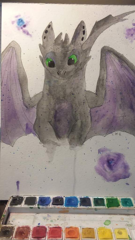 576x1024 Toothless Watercolor Painting H.t.t.y.d Amino