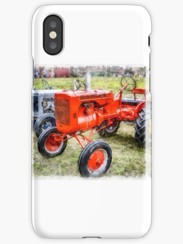 750x1000 Vintage Allis Chalmers Tractor Watercolor Iphone Cases Amp Covers