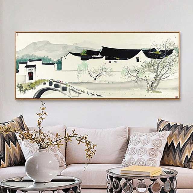 640x640 Haochu 7 Vintage Traditional Chinese South China Watercolor Famous