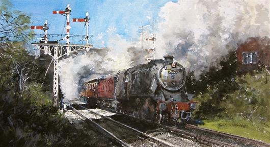 530x288 How To Paint Steam Trains In Watercolour With Gerald Green