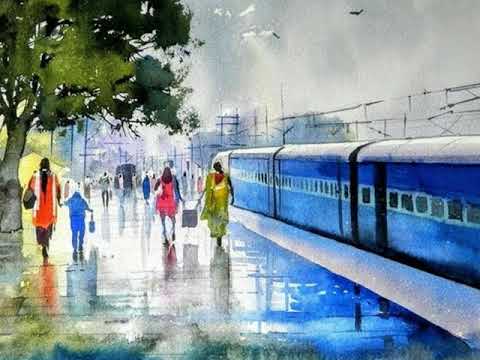 480x360 Indian Railway Paintings By Bijaya Biswal