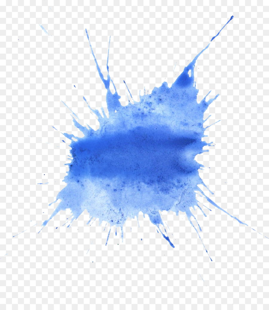 900x1040 Transparent Watercolor Blue Watercolor Painting
