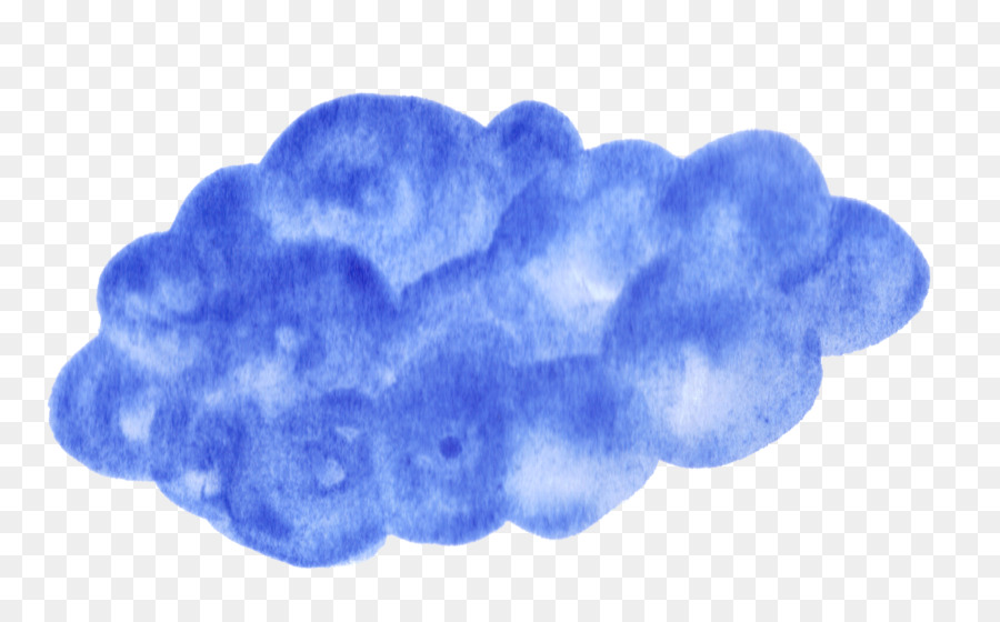 900x560 Transparent Watercolor Blue Watercolor Painting Cloud Purple