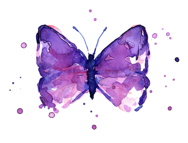 600x455 Collection Of Free Butterflies Transparent Watercolour. Download