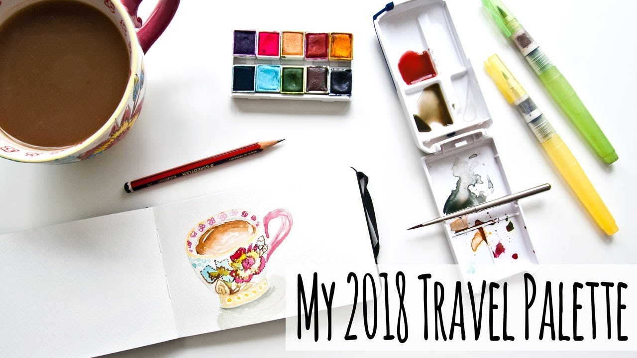 1280x720 Travel Watercolor Set Tips