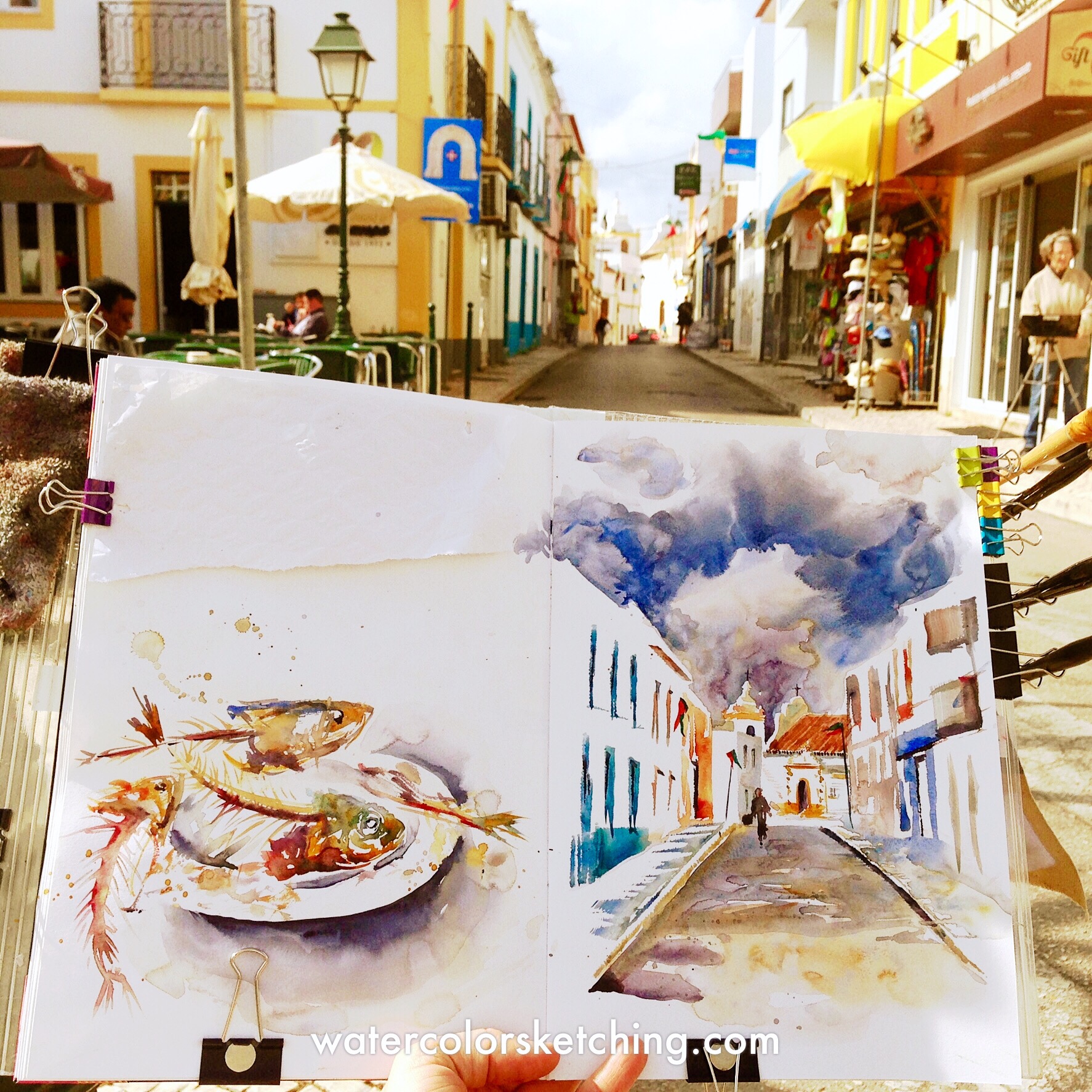 1774x1774 Travel Journal. Catch The Evocative Details! Watercolor Sketching