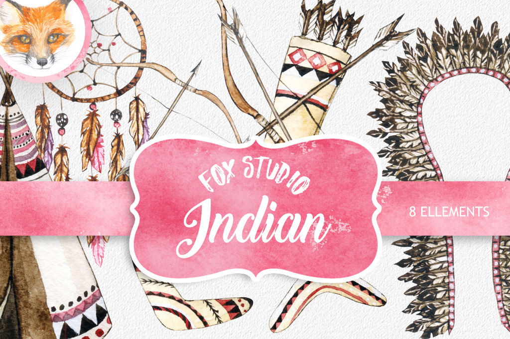 1024x681 Watercolor Tribal Clipart Tribal Clip Art
