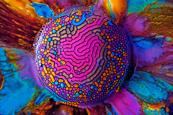 599x398 Insanely Trippy Watercolor And Ferrofluid Photos Flavorwire