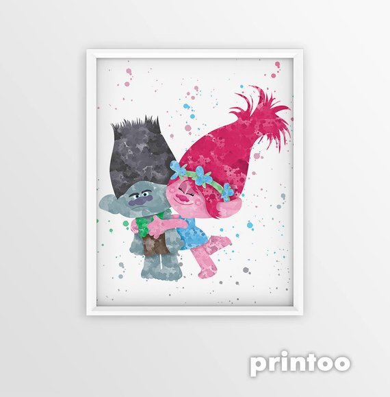 Trolls Watercolor at GetDrawings | Free download