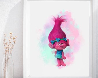 340x270 Watercolor Trolls Etsy