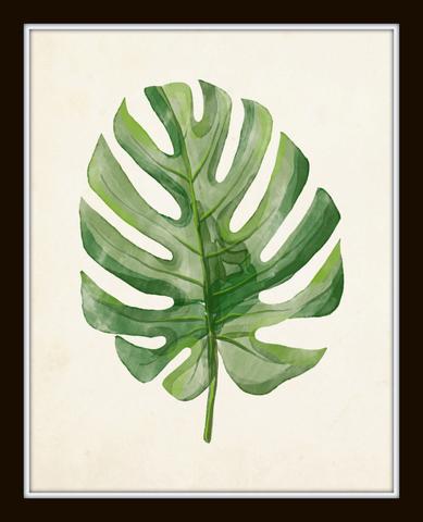 389x480 Watercolor Tropical Leaf Set No. 2 Belle Maison Art