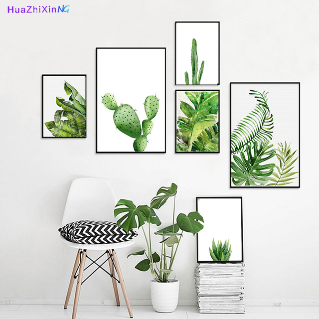 640x640 Buy Nordic Style Tropical Watercolor Green Plant