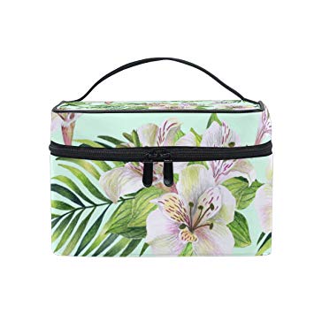 355x355 Portable Travel Makeup Cosmetic Bag Tropical