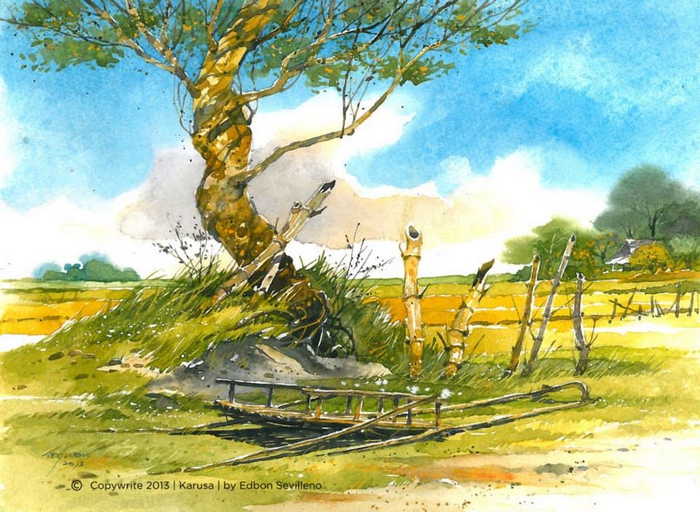 700x512 Tropical Scenery Of American Watercolor Painter Nita Engle (64