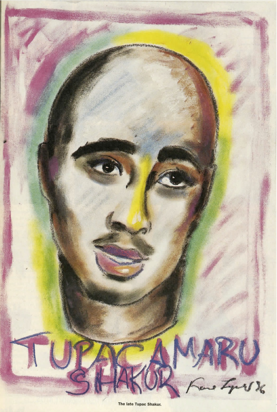1054x1570 Old News Tupac Shakur