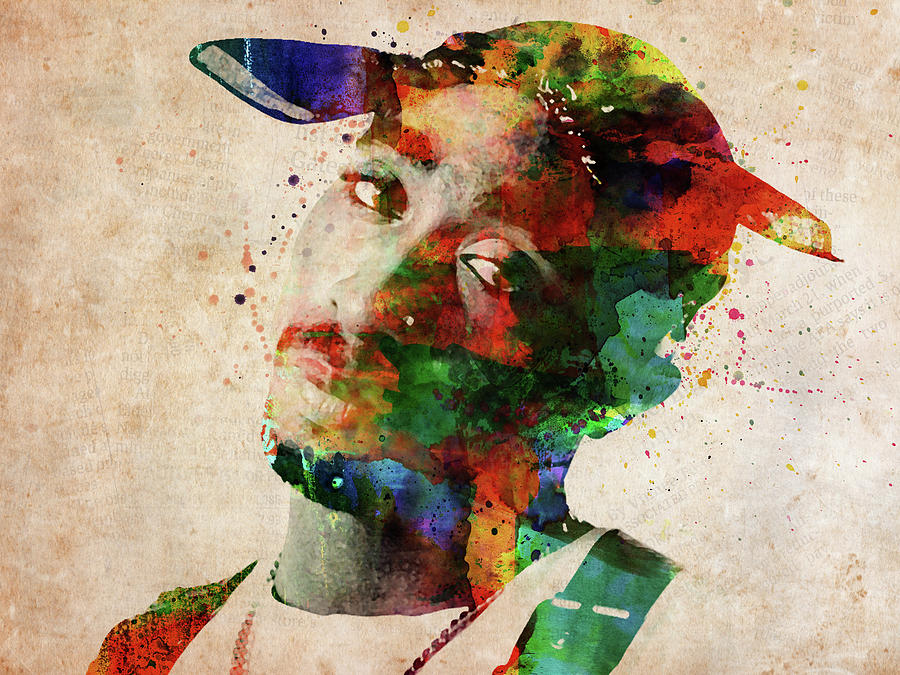 900x675 Tupac Shakur Digital Art By Mihaela Pater