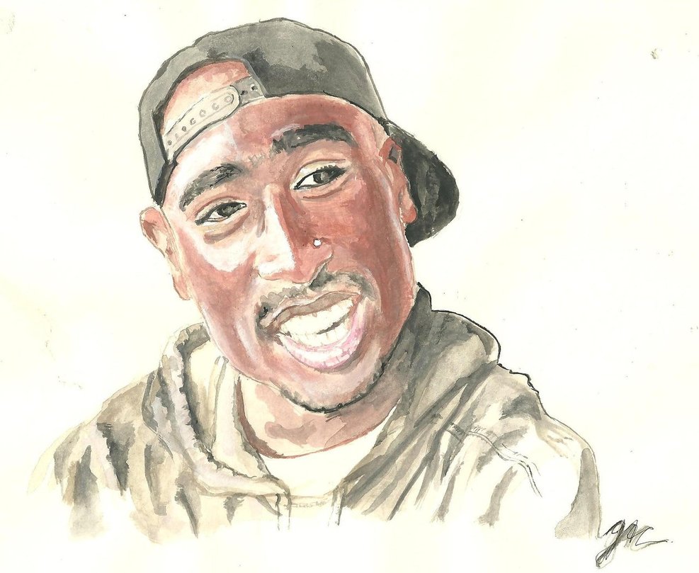 987x809 Tupac Shakur By Gabceriani