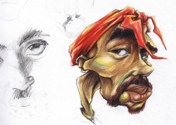 600x427 Tupac Sketch By Coldstone02