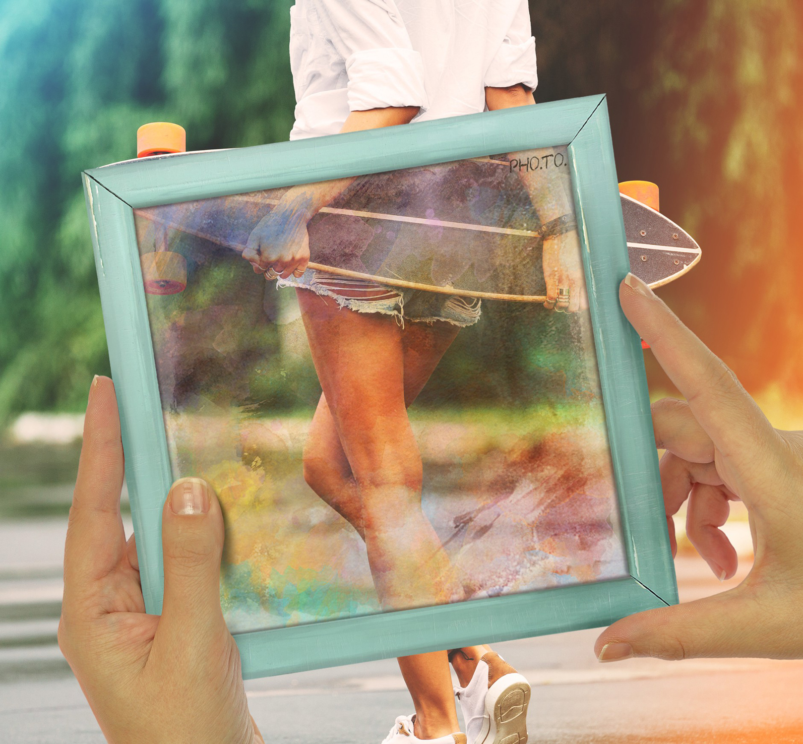 1619x1500 Transform Part Of A Photo Into Watercolor Painting Online