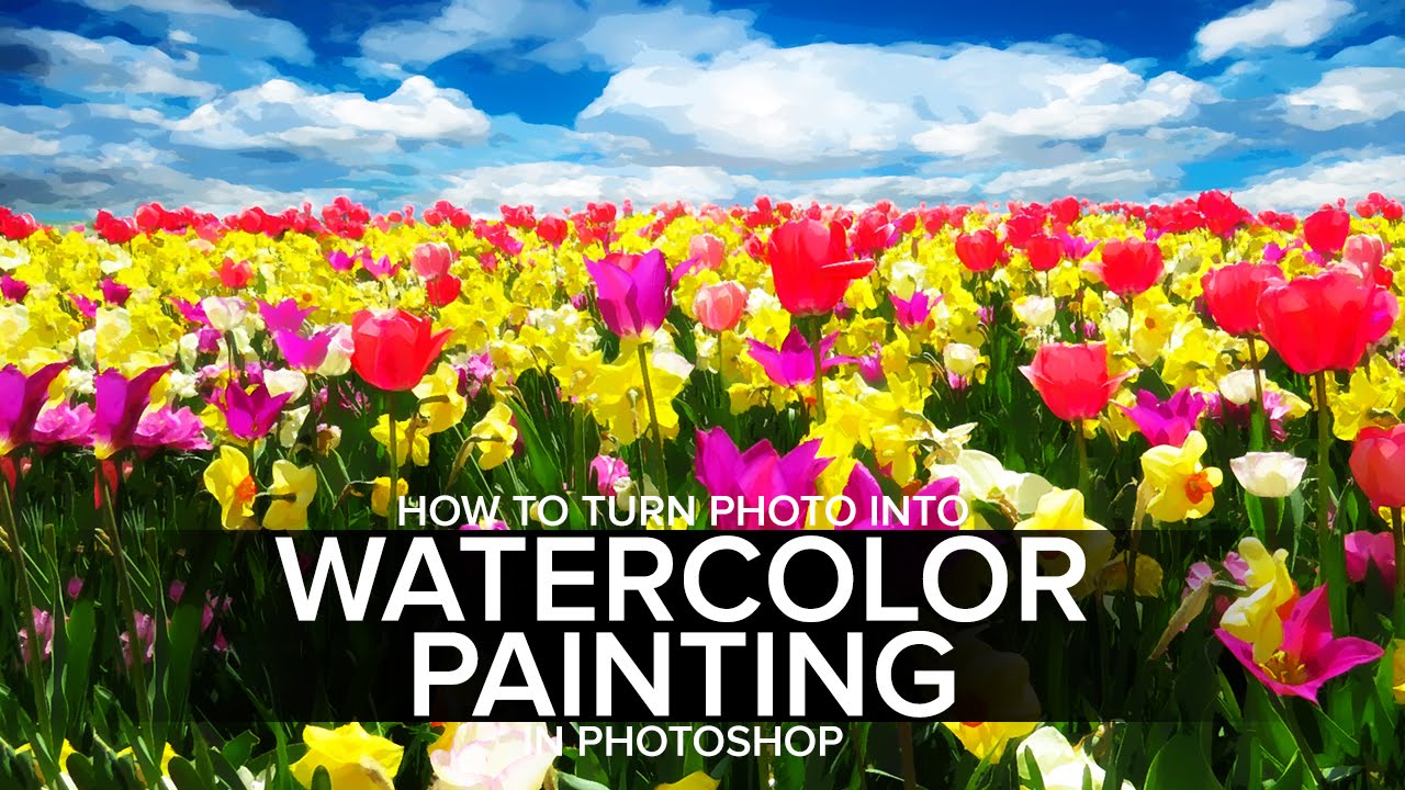 1280x720 How To Turn Photo Into Watercolor Painting In Photoshop