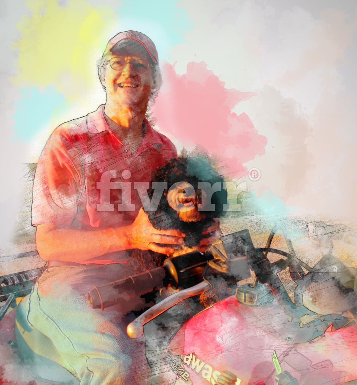 1200x1293 Turn Your Photo Into Watercolor Painting By Herdetya