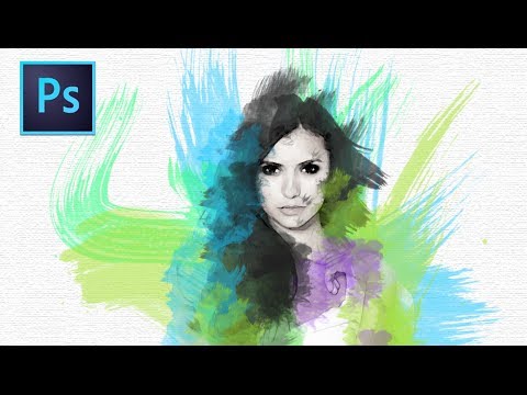 480x360 Watercolor Effect Photoshop Tutorial