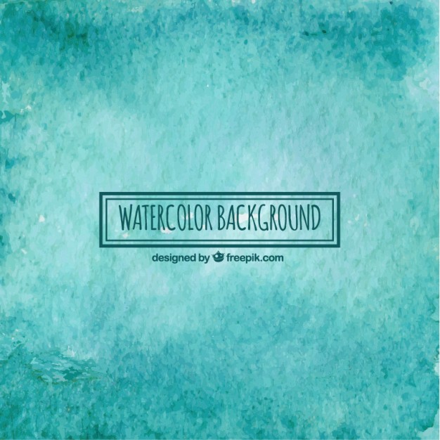 626x626 Turquoise Watercolor Background Vector Free Download