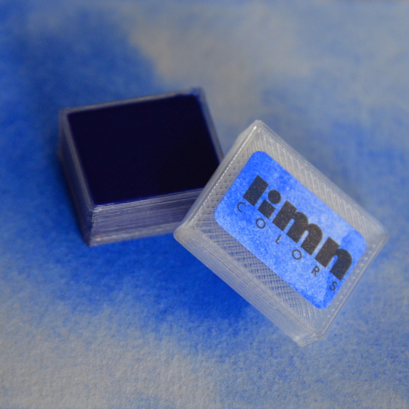 807x807 Ultramarine Blue Watercolor Paint (Half Pan) Limn Colors