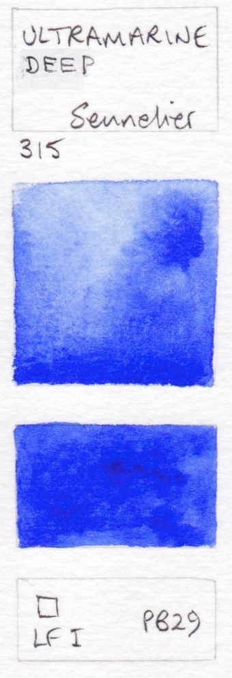 340x990 Blue Watercolour Swatches