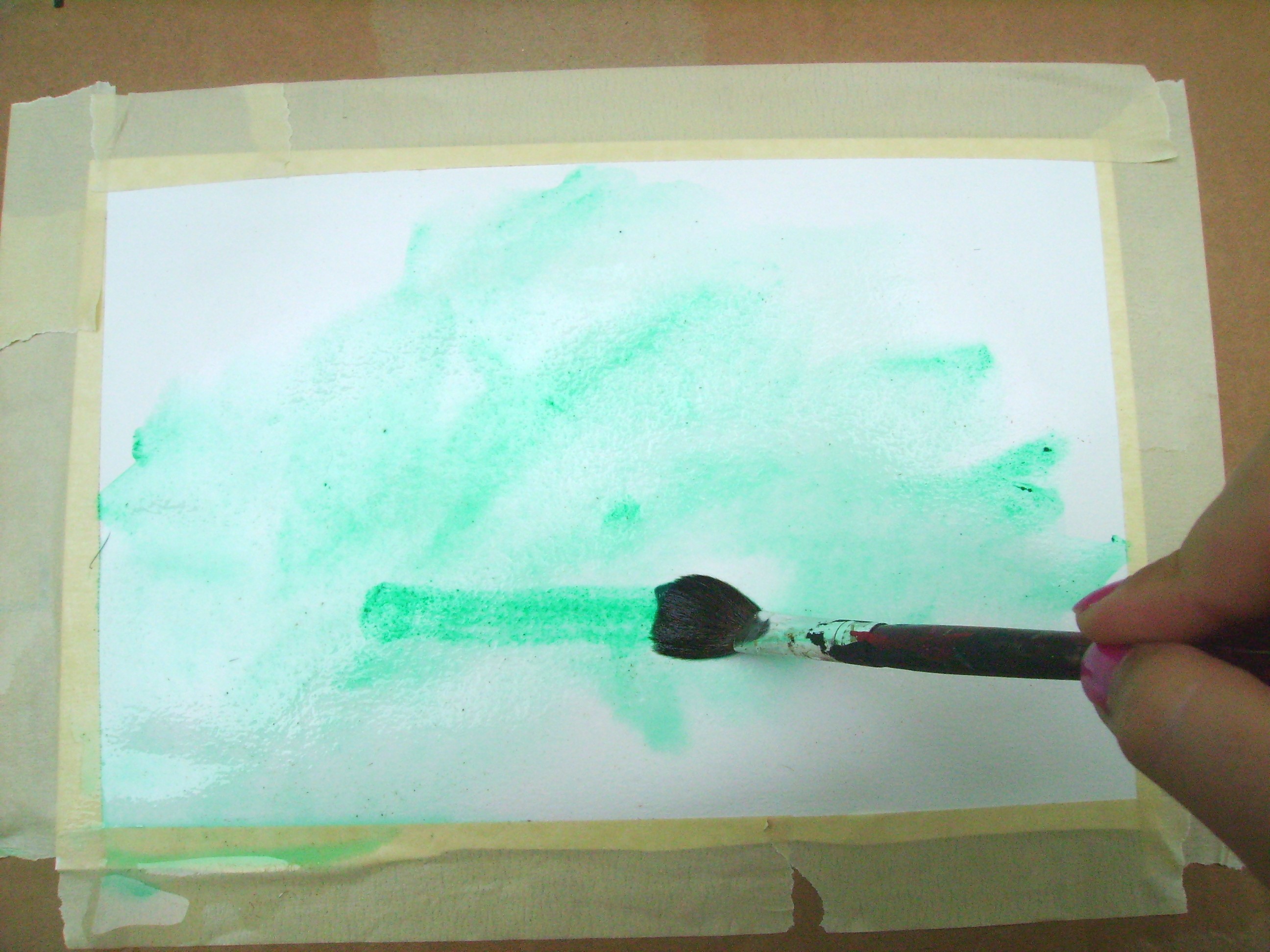 2592x1944 Underwater Scene In Watercolor