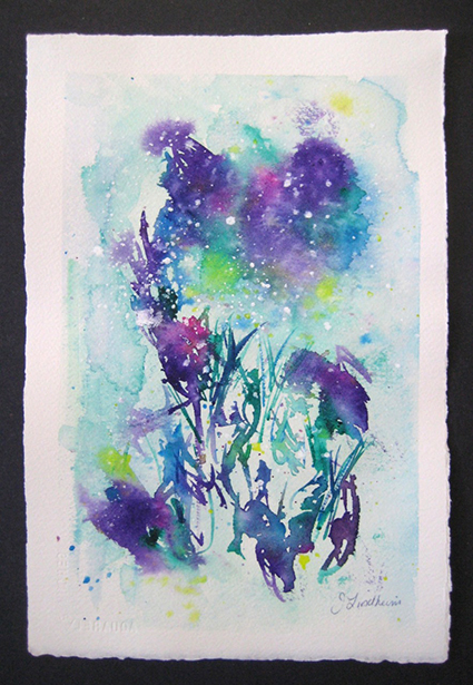 425x615 Original Watercolor Painting By Jeannie Lindheim Donated To Non