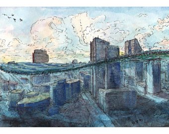 340x270 Underwater Painting Etsy