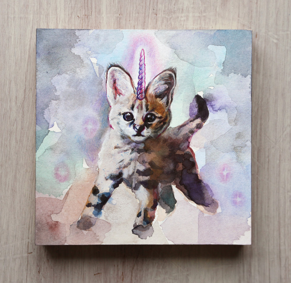 1000x973 Original Watercolor Painting]