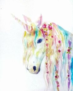 236x294 Unicorn Watercolor By Lisa Whitehouse Unicorns