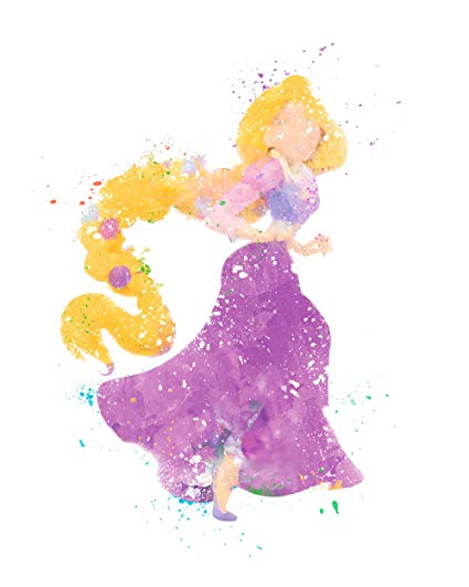 425x531 Rapunzel Tangled Disney Princess Watercolor Photo