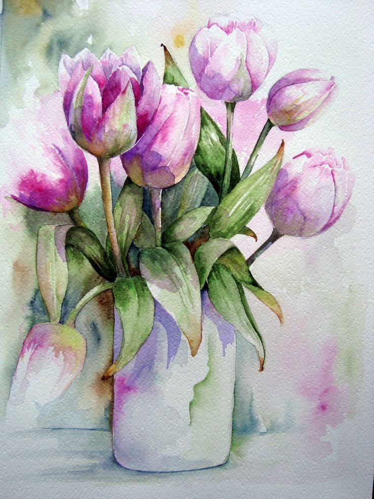 736x981 Flower Paintings Ideas Unique Watercolor Painting Flowers Best 25