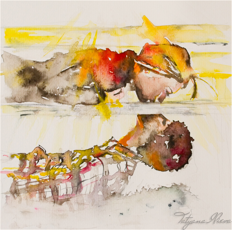 800x793 Sun Rays Watercolor Paintings Amp Oil Paintings For Sale By