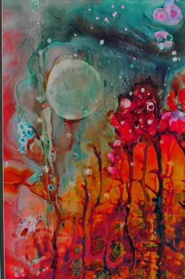 380x572 Art Hop Preview Watercolor Artist Carrie Lin Uses Unusual