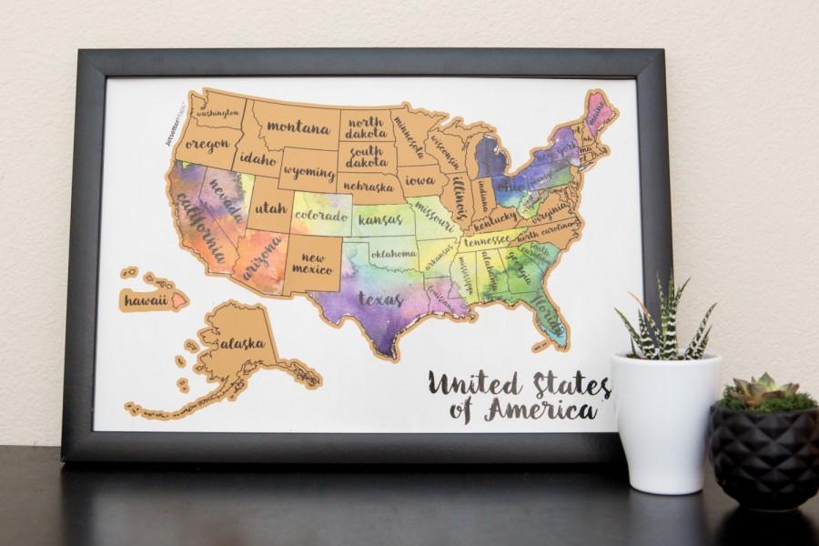 900x600 United States Of America Us Watercolor Art