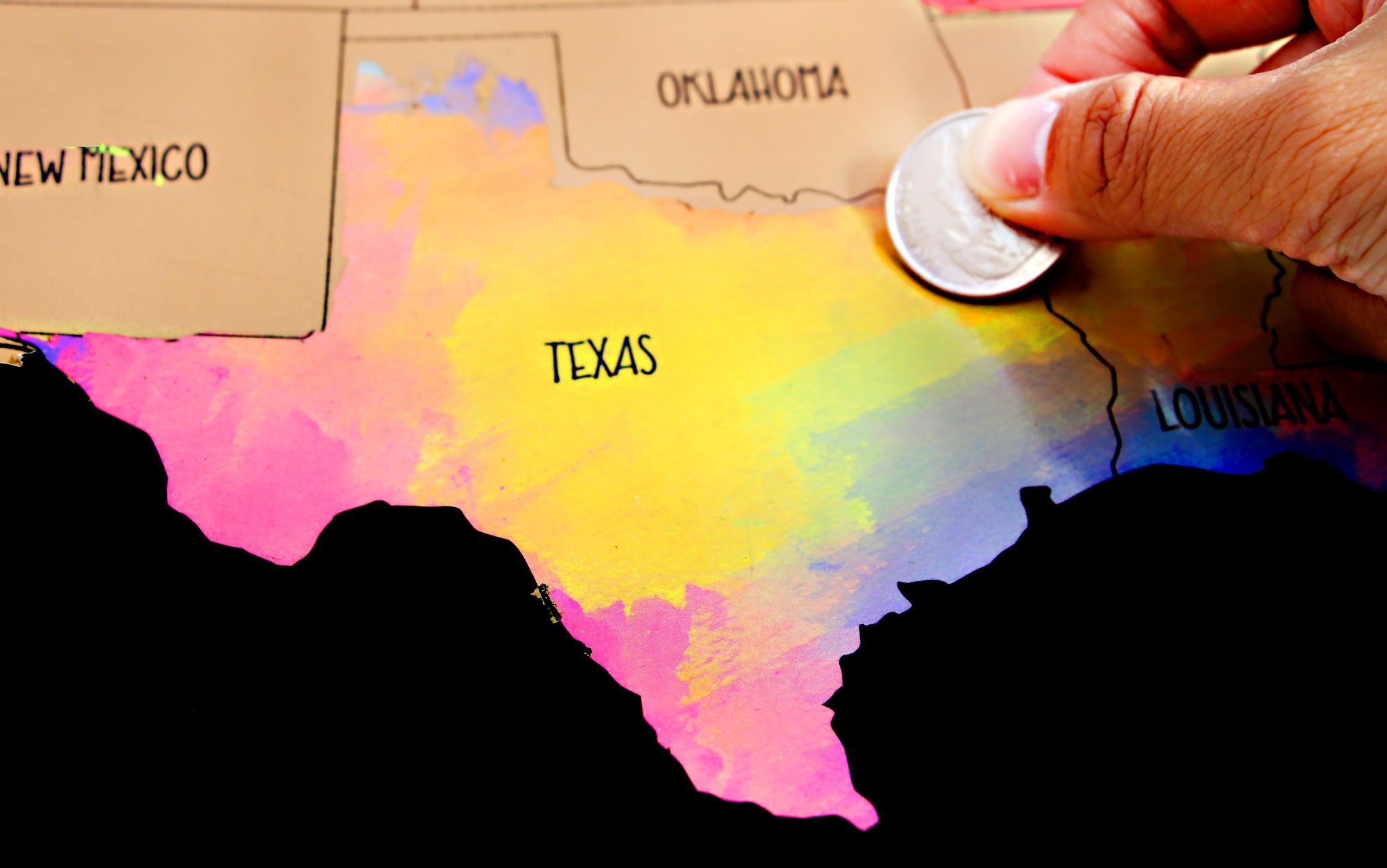 2048x1282 Watercolor United States Of America Scratch Off Map Deluxe Edition