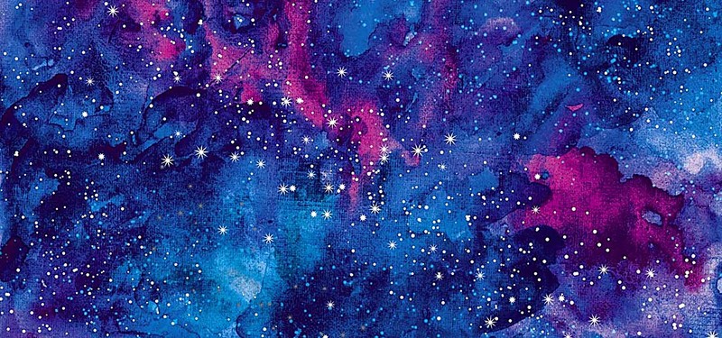 800x375 Watercolor Painting Ink Bright Star, Star, Nebula, Romantic