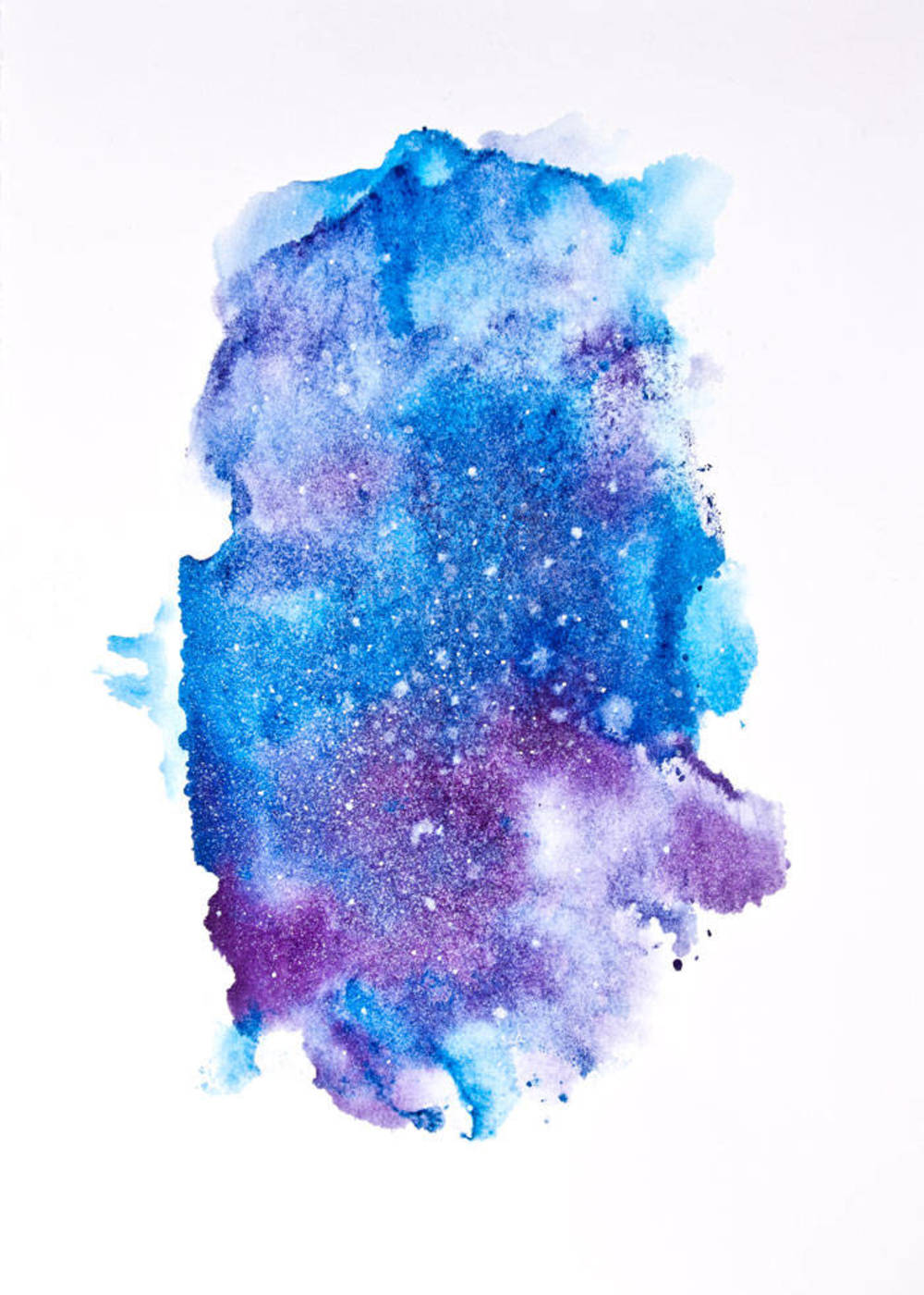 1000x1400 How To Paint The Galaxy With Watercolors Blitsy
