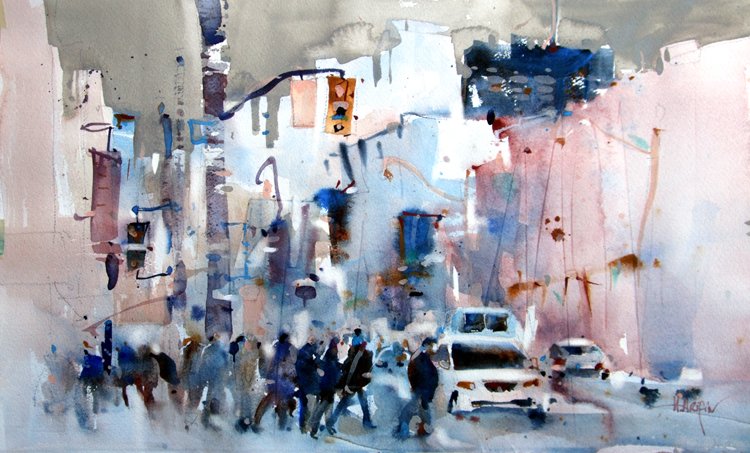 750x453 Urban Watercolor Art Amp Creative Projects Art Jobs