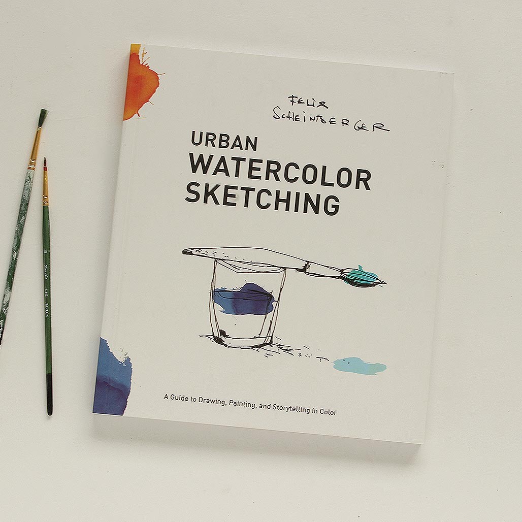 1028x1028 Urban Watercolor Sketching