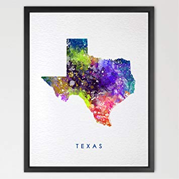 355x355 Dignovel Studios 8x10 Texas Map Usa States Map